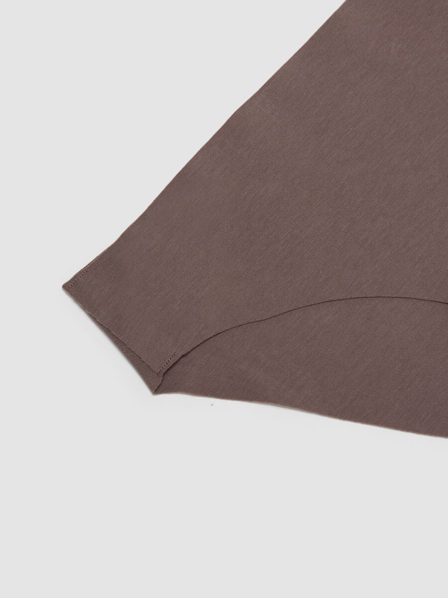 Brown stretch organic cotton briefs_1