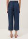 Blue denim jeans in 100% lyocell with elasticated waist, relaxed fit_2