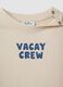 Beige pure cotton kids&rsquo; T-shirt, regular fit, with print_2