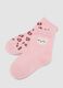 3-pack of pink and red patterned stretch organic cotton socks_2