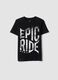Black short-sleeve organic cotton T-shirt_3