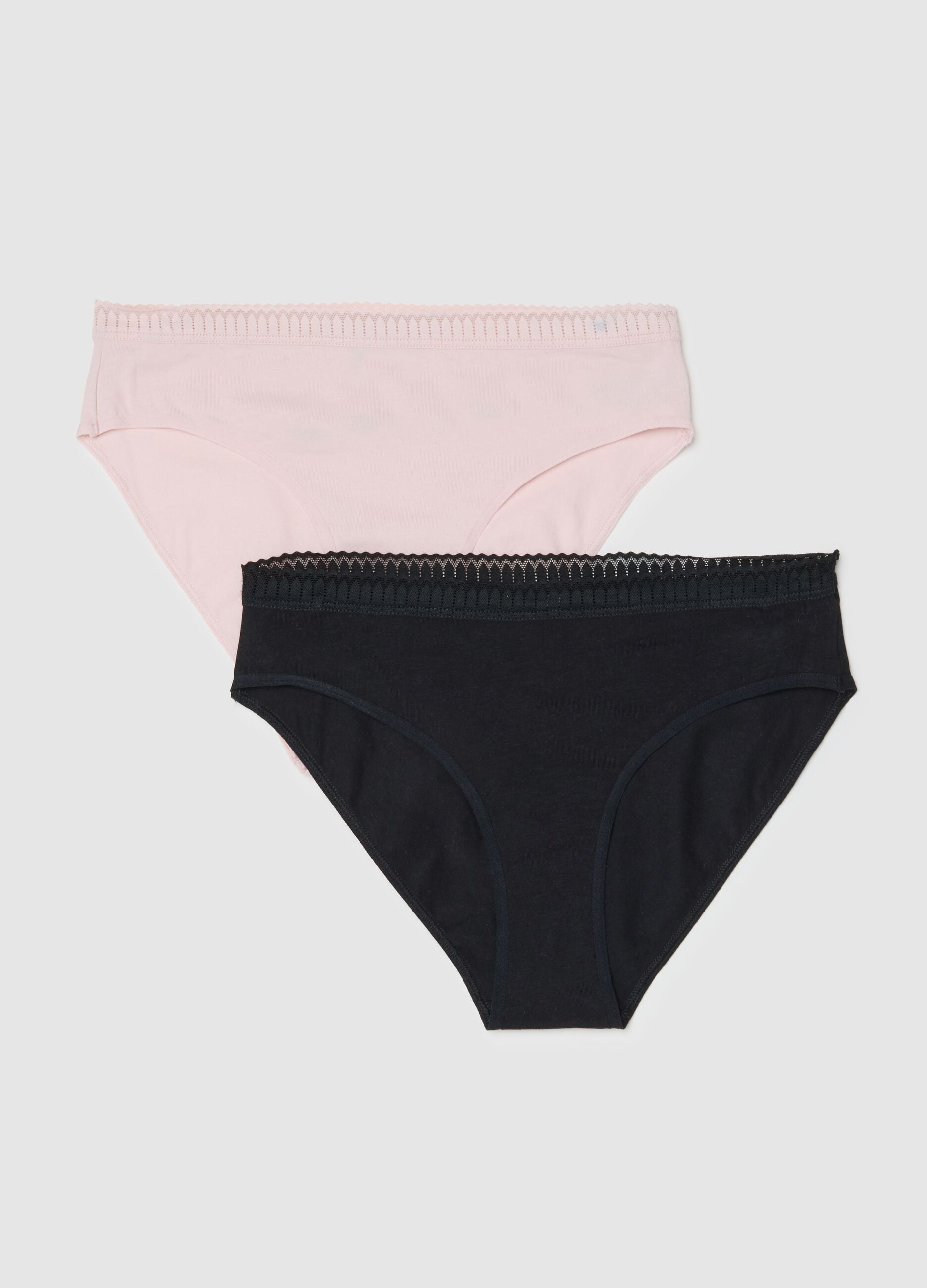 Pack of multicolour cotton blend briefs with regular fit