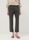 Green regular-fit stretch viscose trousers_1