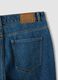 Blue denim jeans in cotton and viscose blend, regular fit_1