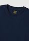 Blue pure cotton regular fit T-shirt_5