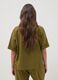 Green viscose-linen blend shirt, regular fit_4