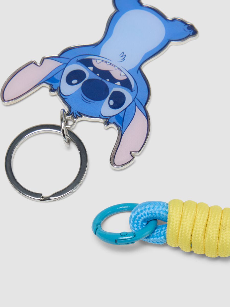 Portachiavi azzurro con Stitch_2