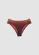 Brown stretch swim briefs with ombr&eacute; effect_4