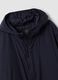 Navy blue hooded jacket with zip_1