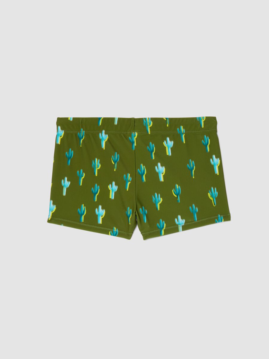 Green stretch swim briefs_1