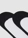 3-pack of black sporty no-show socks in stretch organic cotton_2