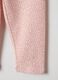 Pink Slim Fit Cotton Stretch Leggings for Girls_3