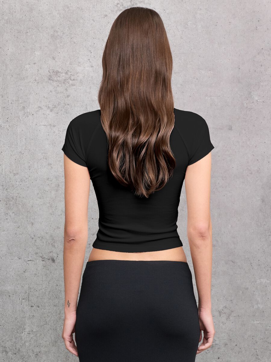 Ribbed Perfect Black T-shirt_1