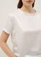 White short-sleeve T-shirt with soft neckline, regular fit_3