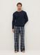 Multicolour pure cotton regular fit pyjamas_0