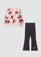 Pink Minnie cotton-blend tracksuit set_0