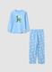 Light Blue Toy Story Print Organic Cotton Pyjamas_0