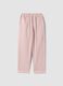Pink regular-fit stretch cotton trousers_4