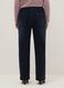 Wide leg jeans in blue stretch cotton_2