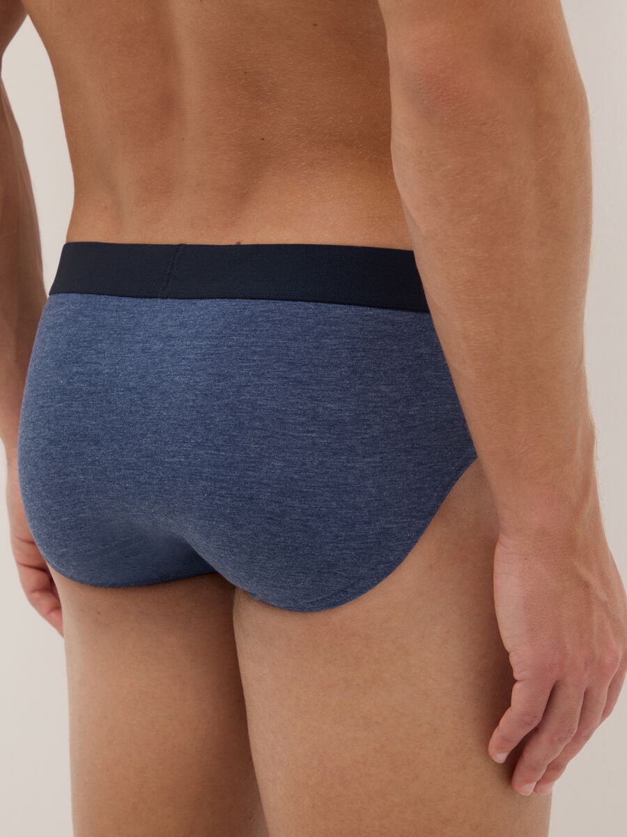 Multipack multicolour stretch cotton briefs regular fit_2