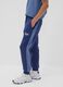 Blue cotton-blend joggers with print_3