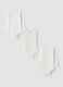 3-pack of white organic cotton crew-neck bodysuits_0