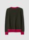 Green pure wool crew-neck jumper_2