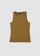Yellow glitter top regular fit with thin straps_4