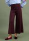 Purple wide-leg chino trousers in stretch viscose_1