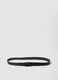 Black belt with rectangular buckle_0