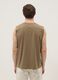 Brown pure cotton vest top_3