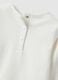 White stretch cotton T-shirt with bows for girls_3
