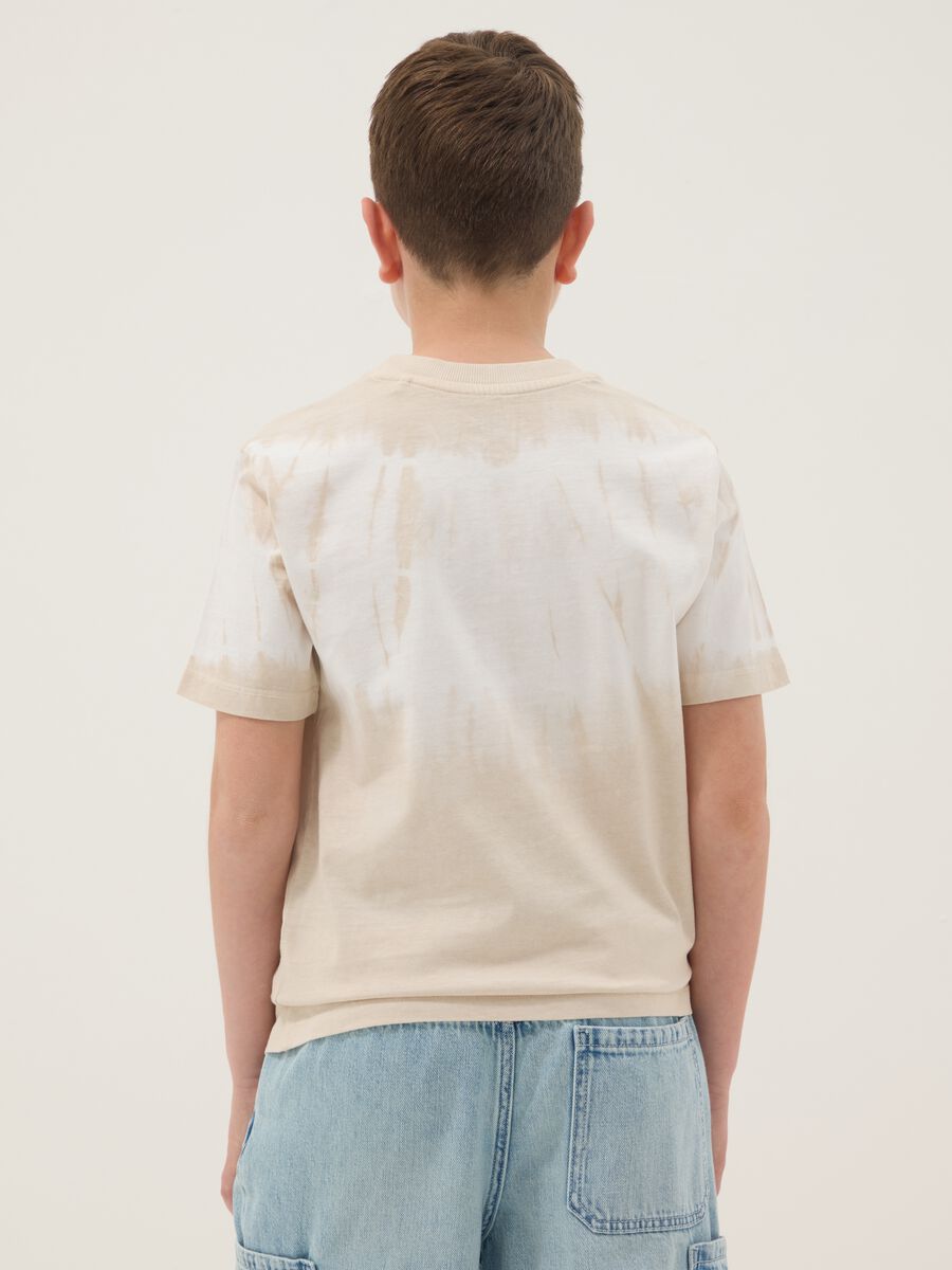 T-shirt in puro cotone multicolor da ragazzo relaxed fit_1