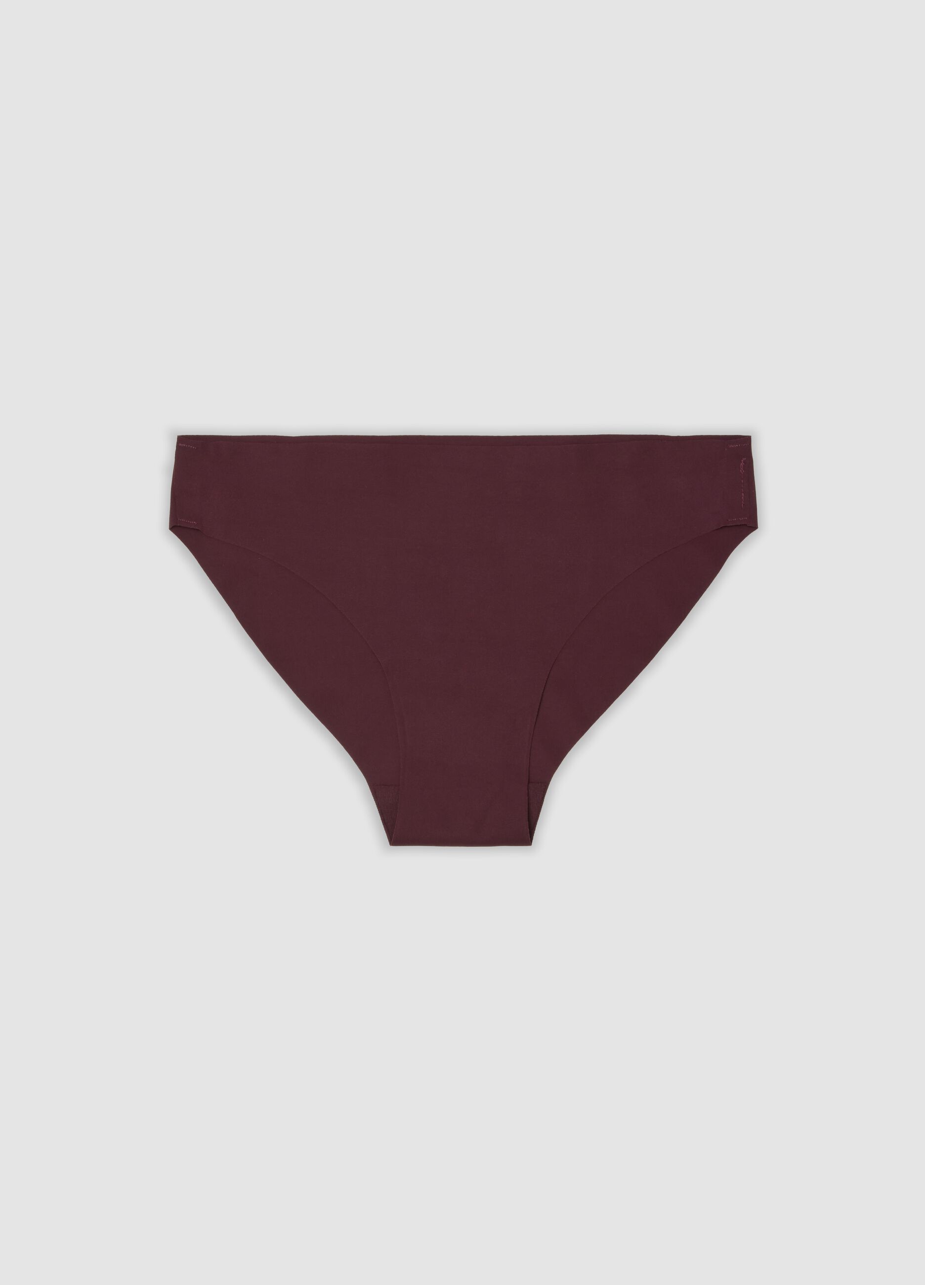 Purple stretch microfibre briefs