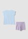 Girls&rsquo; multicolour pure cotton short pyjamas with print_1