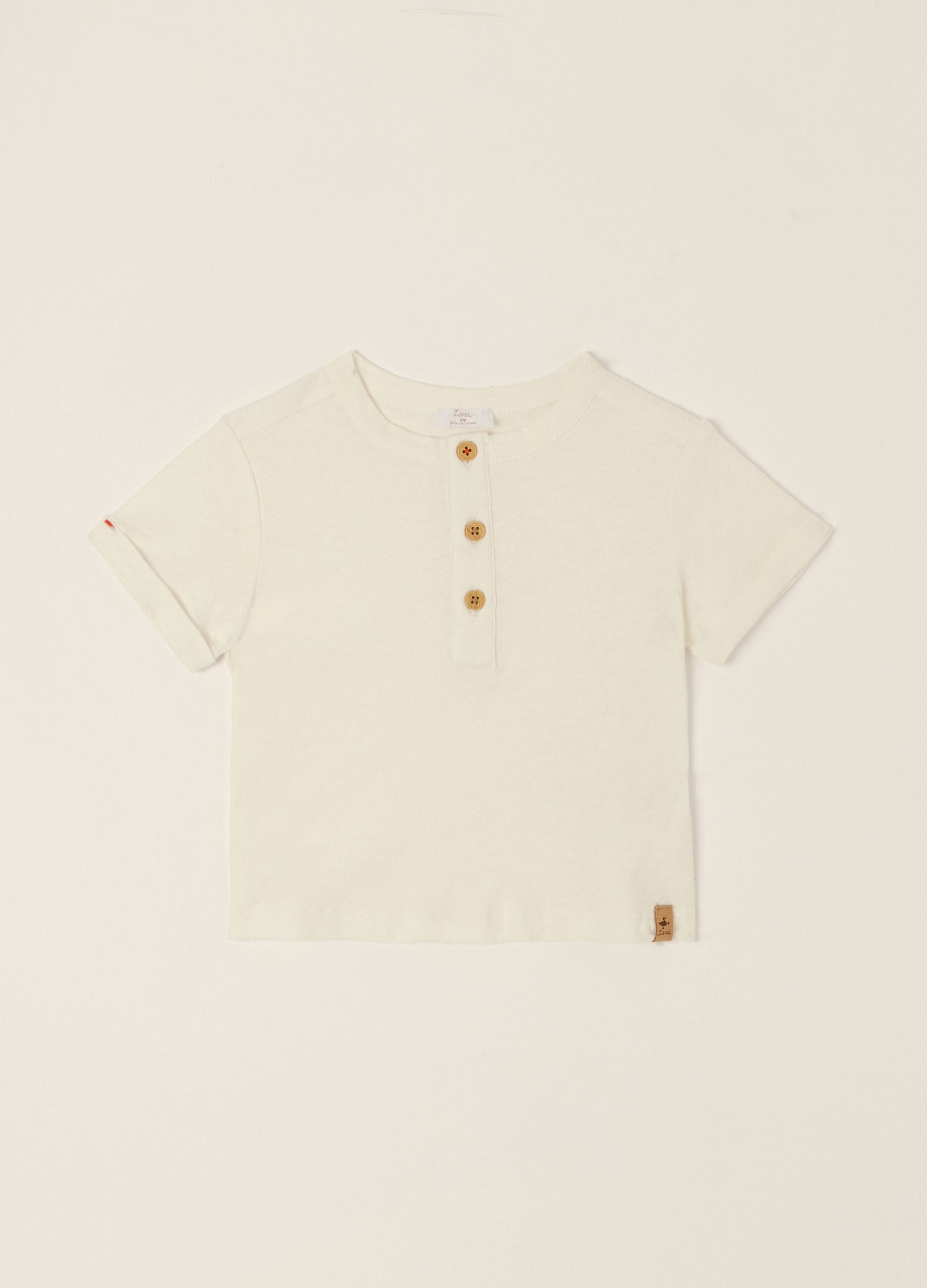IANA linen-blend jersey T-shirt