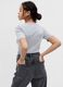 Round-neck T-shirt in cotton and modal m&eacute;lange_1