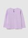 Long-sleeved T-shirt with glitter ice cream print_1