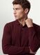 Men&rsquo;s red long-sleeve organic cotton piqu&eacute; polo shirt, regular fit_0