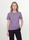 Purple organic cotton crew-neck T-shirt, regular fit_1