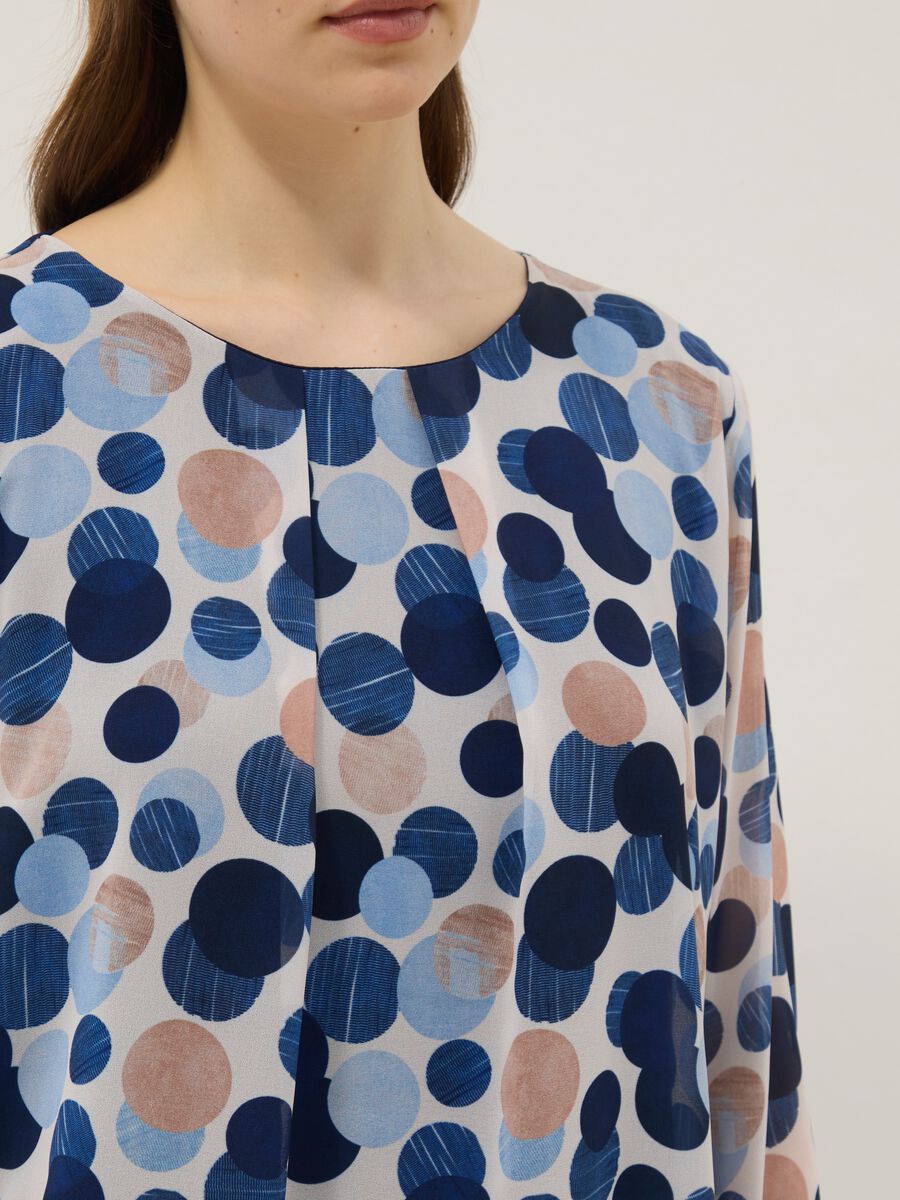 Multicolour polka-dot print shirt, regular fit_3