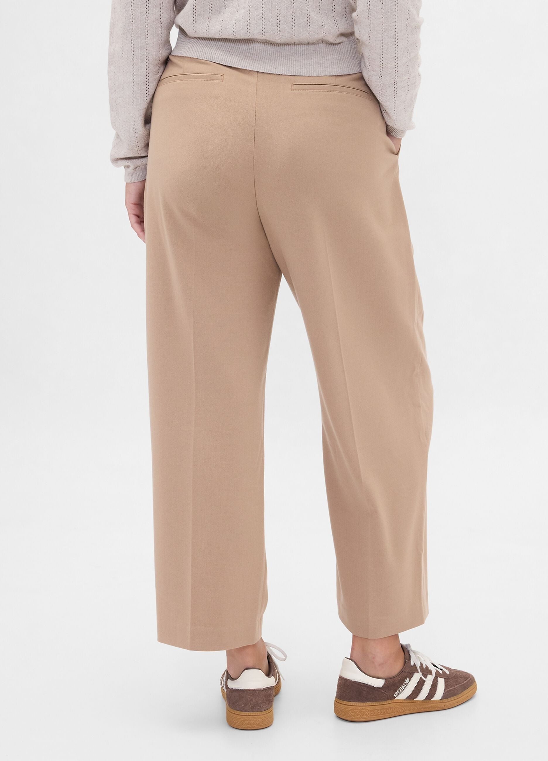 Beige Stretch Trousers
