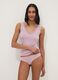 Regular Fit Pink Stretch Cotton Bikini Briefs_0