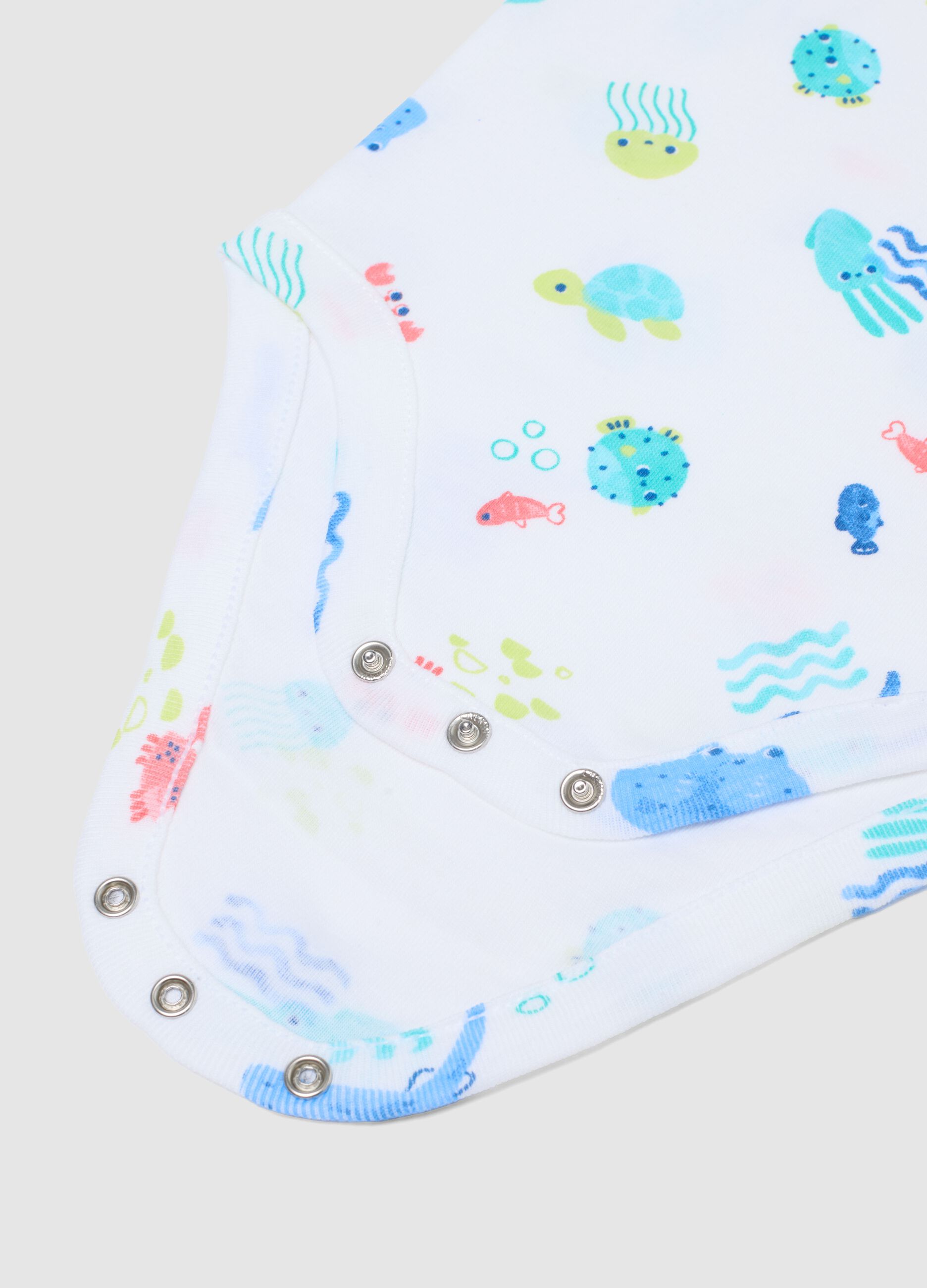 Newborn Sleeveless Pure Cotton Multicolour Bodysuit Tripack
