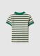 Children's multicolour striped cotton blend polo regular fit_1
