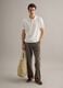 Beige cotton shopper bag with sturdy handles_3