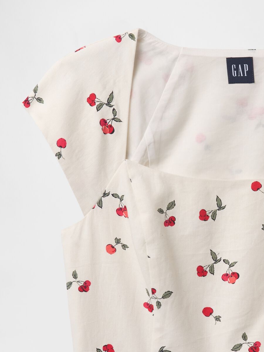 Blusa corta con stampa ciliegie_4