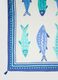 Blue pure cotton pareo with nautical print_6