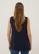 Blue maternity blouse in lightweight fabric_2