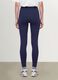 Blue slim-fit stretch cotton leggings_2